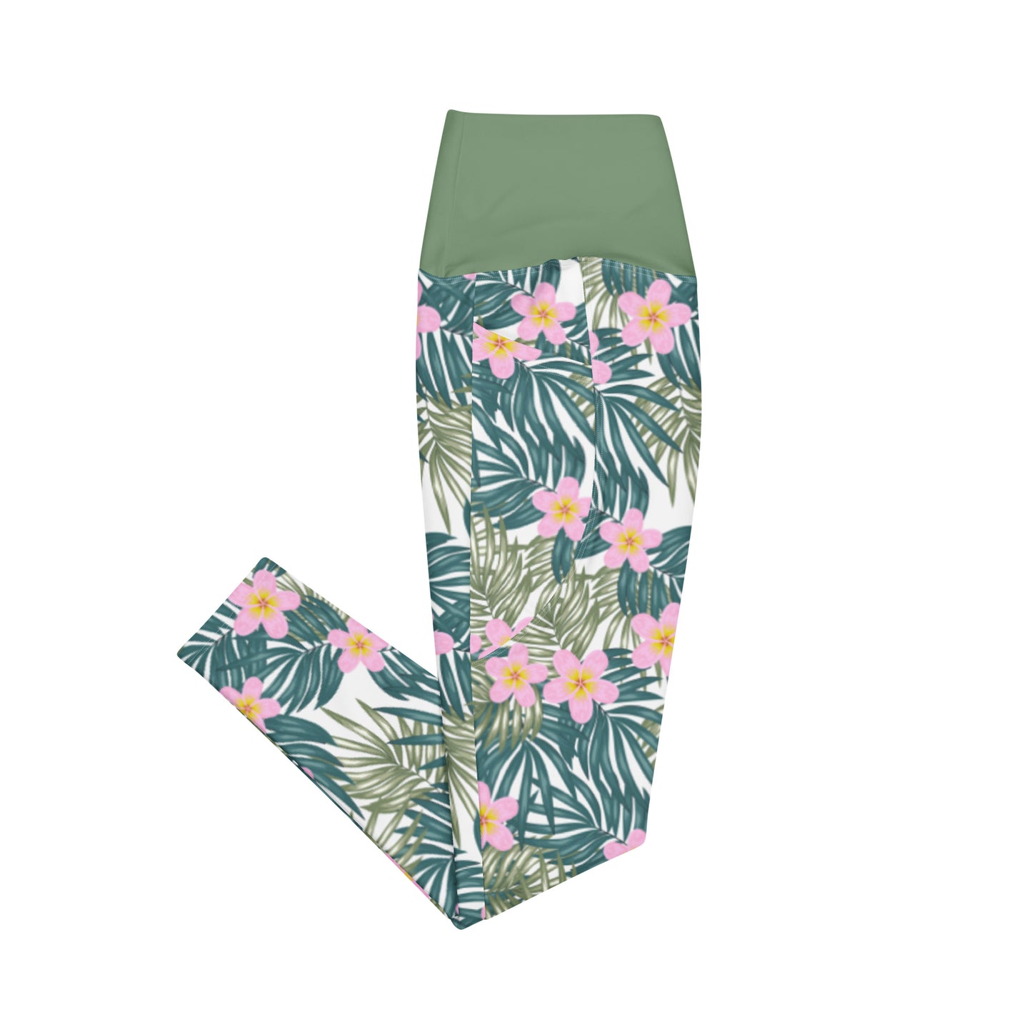 Womens Leggings with Pockets: Amulet Flora