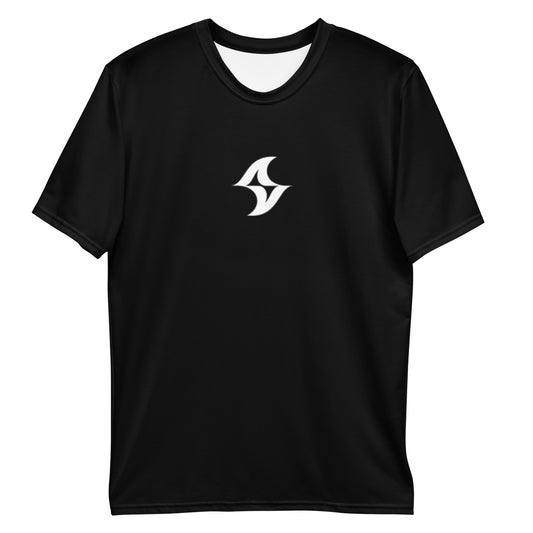 Mens T-shirt: Thunderbolt White