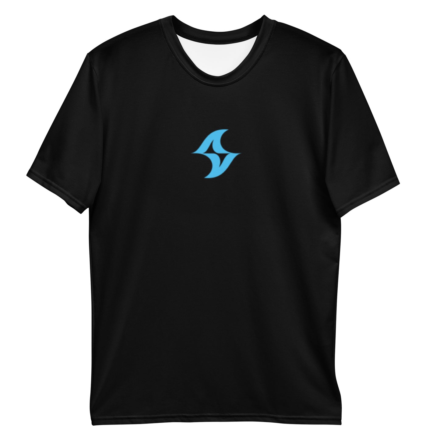 Mens T-shirt: Thunderbolt Ocean Blue