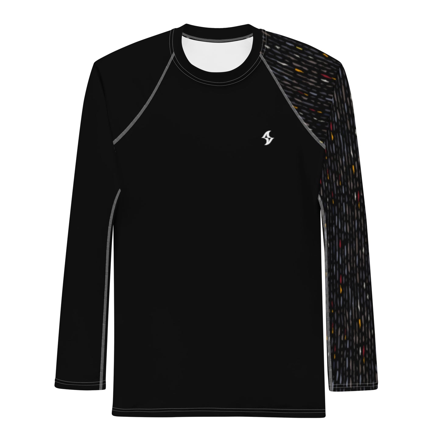 Mens Rash Guard: Fire