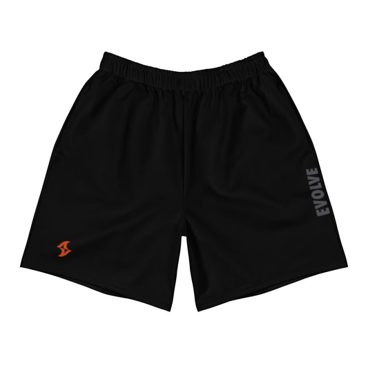 Mens Athletic Long Shorts: Signature Fire 4.3