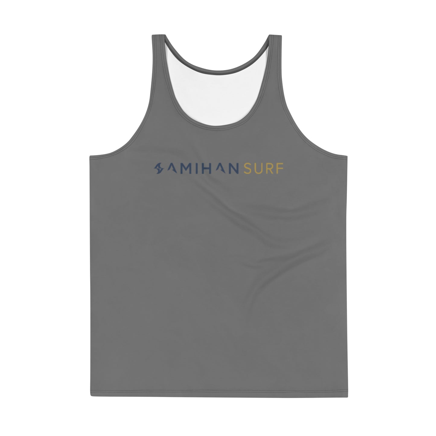 Mens Tank Top - Grey & Blue