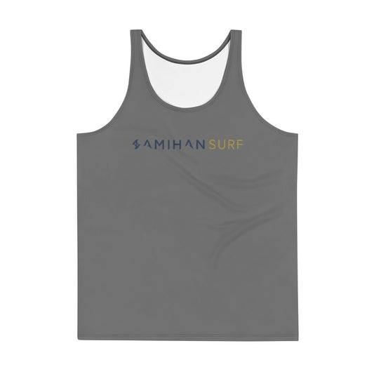 Mens Tank Top - Grey & Blue