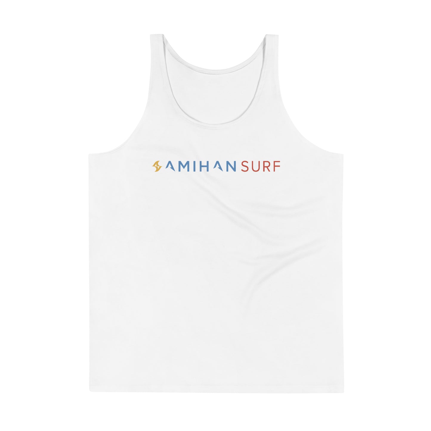 Mens Tank Top: Republic No. 8491 (White)