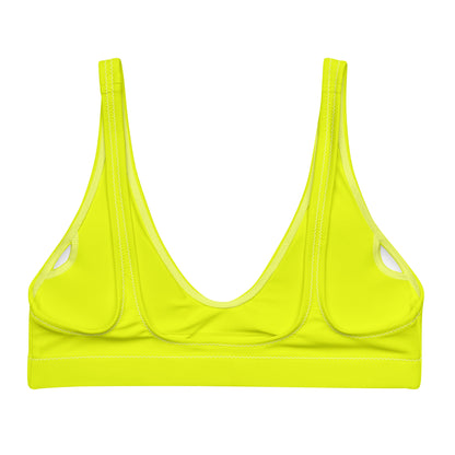 Athletic Bikini Top (Neon Yellow)