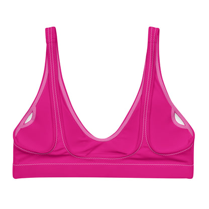 Athletic Bikini Top (Neon Pink)