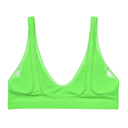 Athletic Bikini Top (Neon Green)