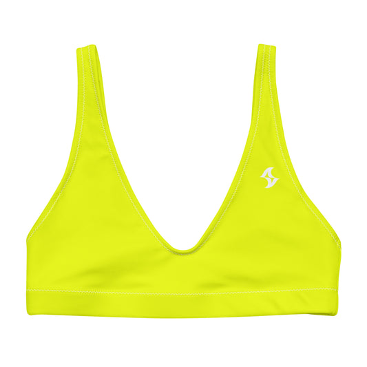 Athletic Bikini Top (Neon Yellow)