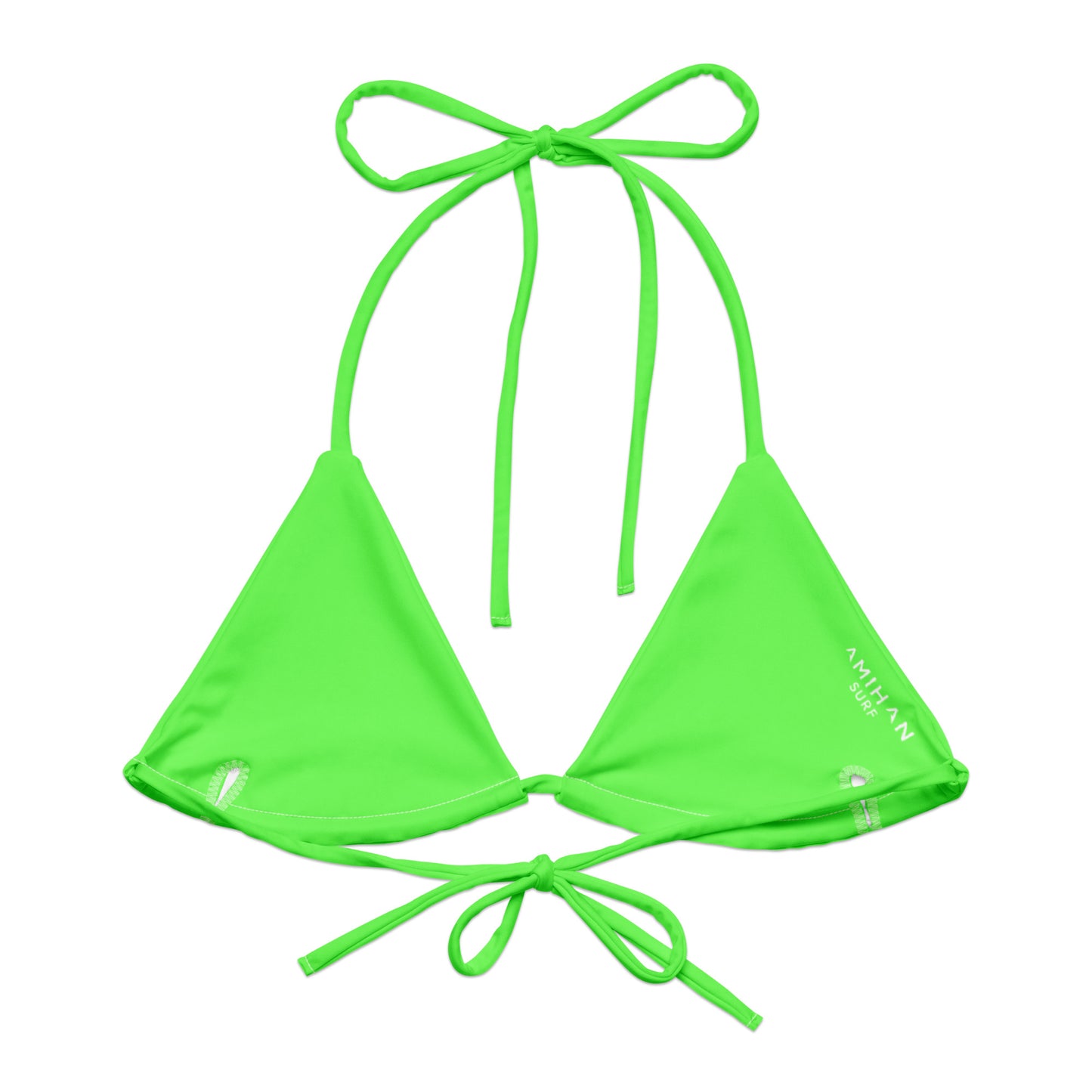 Amihan Surf String Bikini Top (Neon Green)