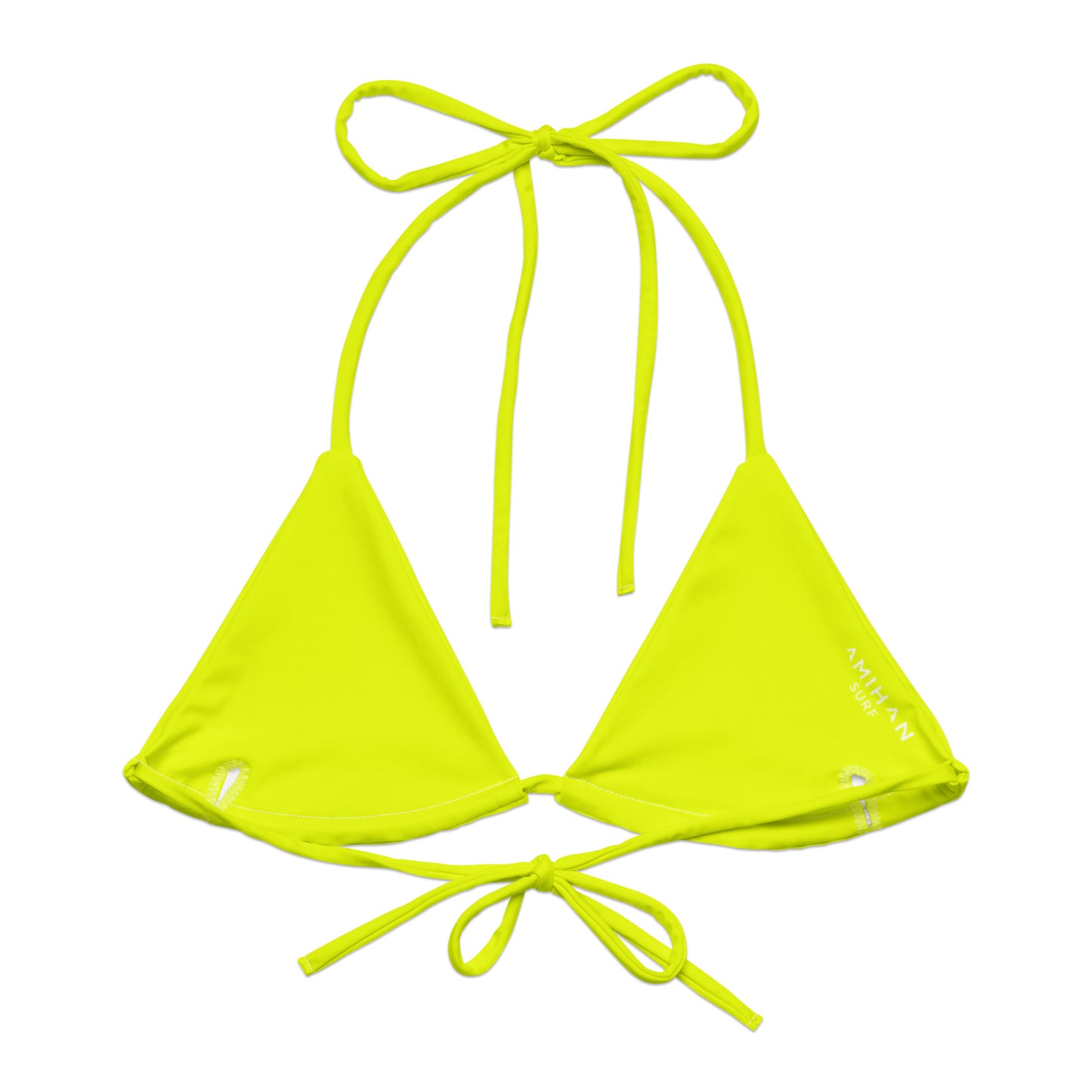 Amihan Surf String Bikini Top (Neon Yellow)