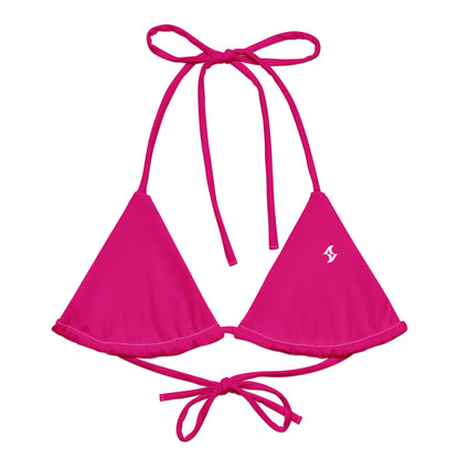 Amihan Surf String Bikini Top (Neon Pink)