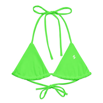 Amihan Surf String Bikini Top (Neon Green)