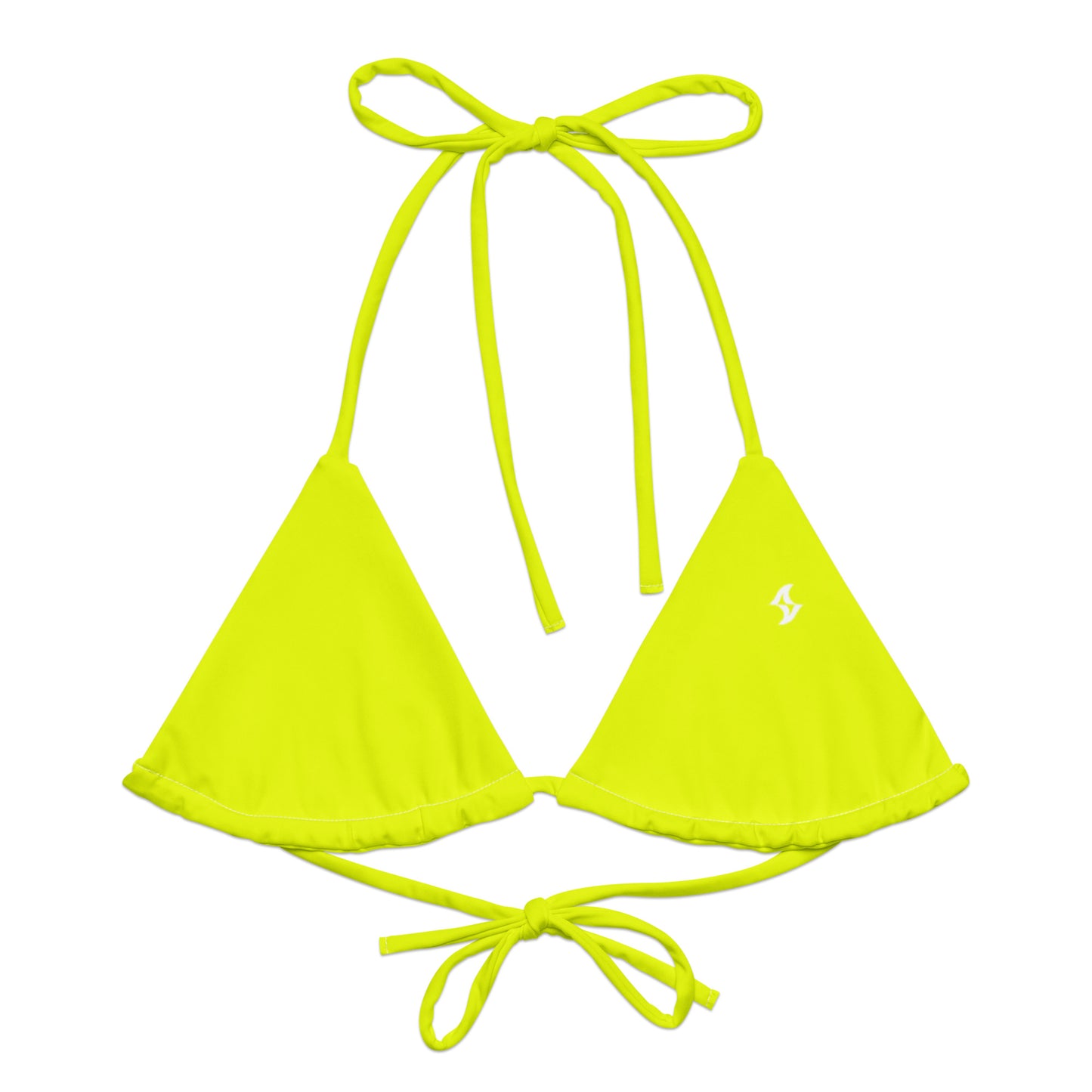 Amihan Surf String Bikini Top (Neon Yellow)