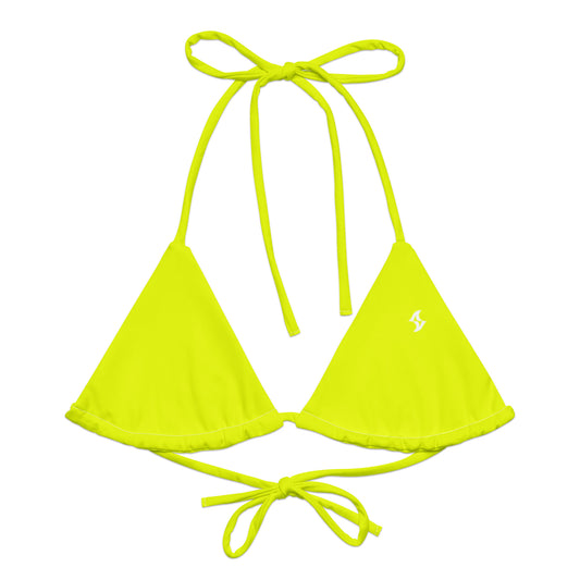 Amihan Surf String Bikini Top (Neon Yellow)