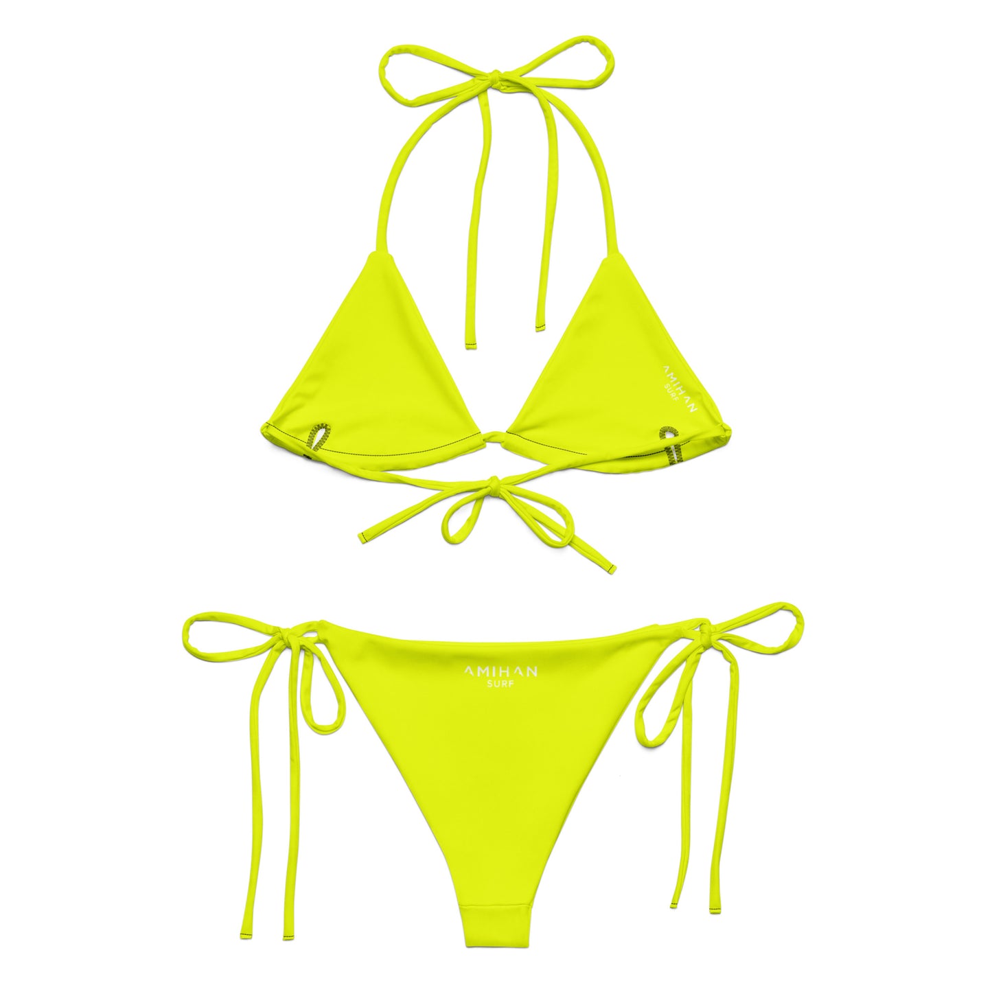 Amihan Surf String Bikini (Neon Yellow)