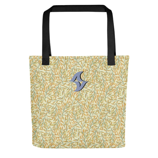 Womens Tote: Leafy Peach