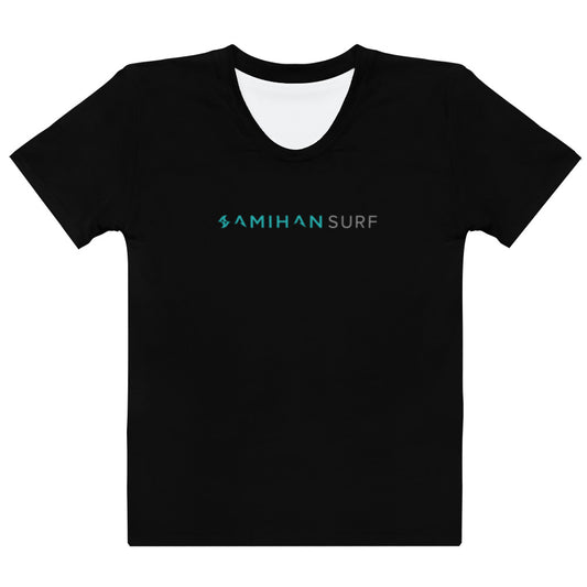 Women's Essentials T-shirt - Teal & Grey Logo