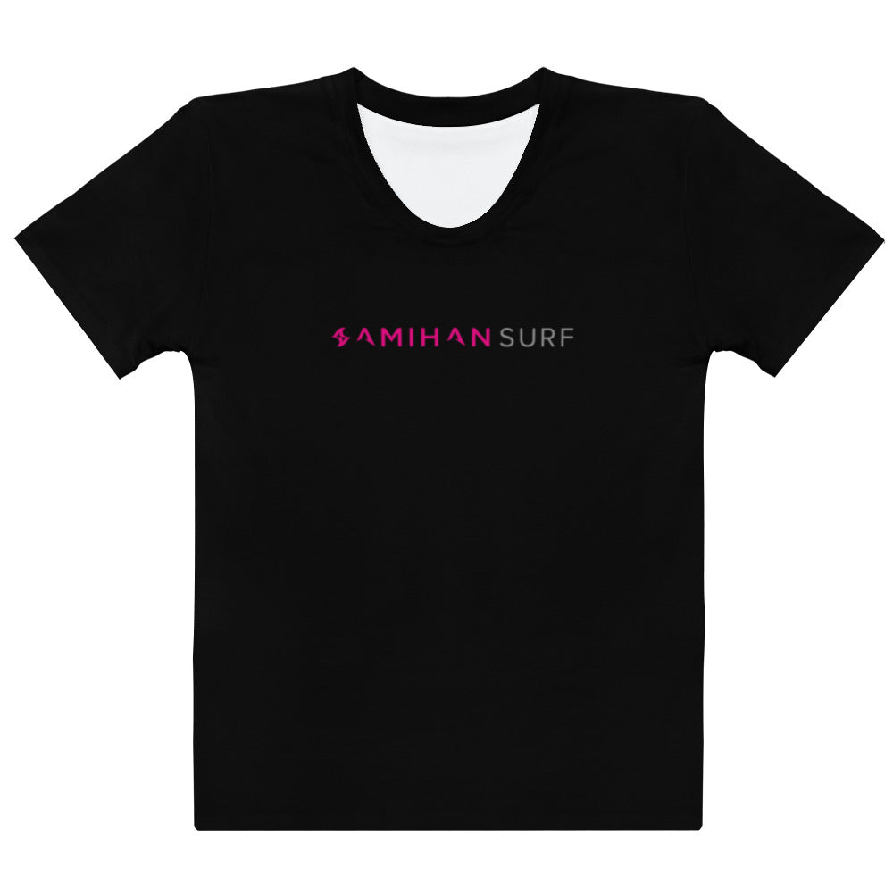 Women's Essentials T-shirt - Pink & Grey Logo