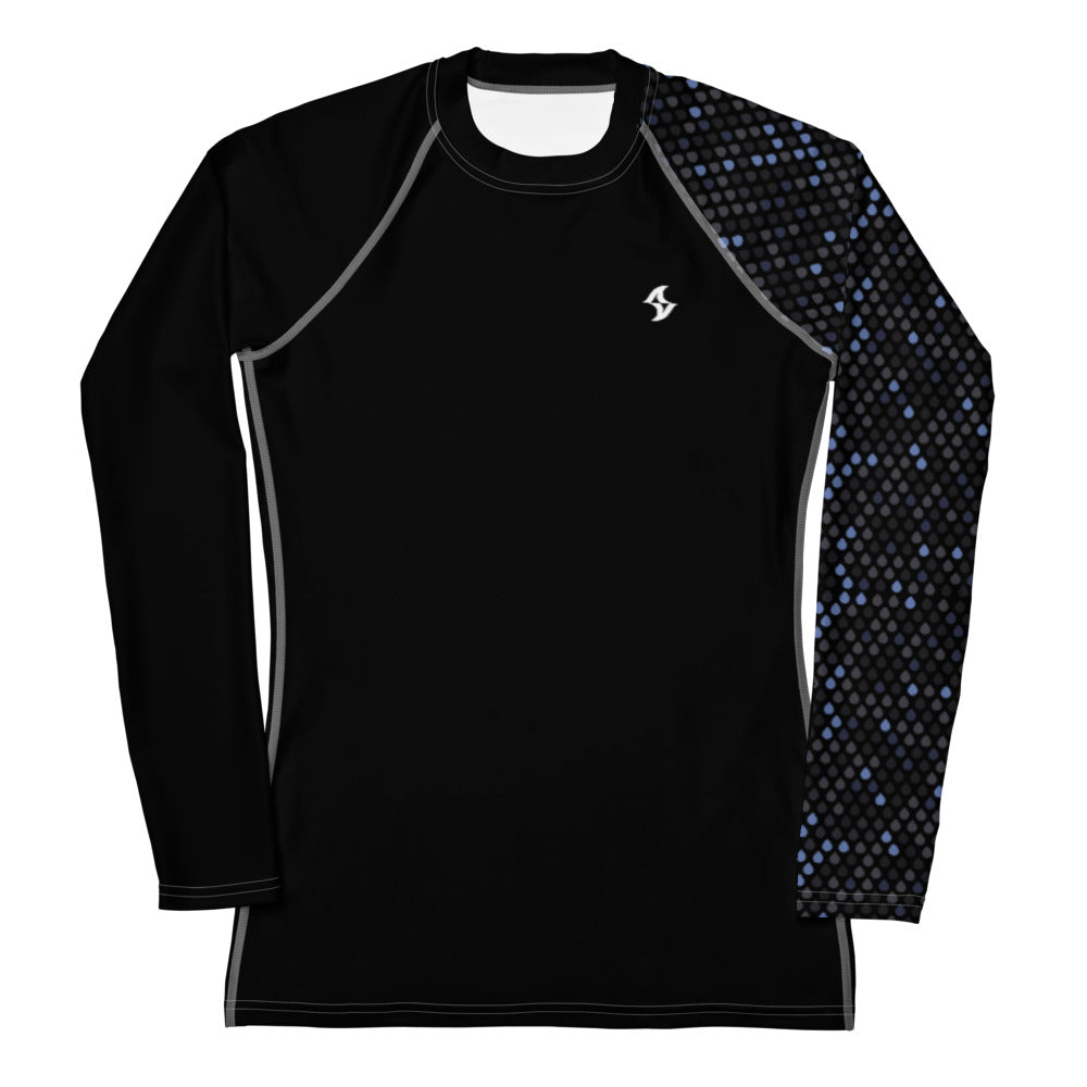 Womens Rash Guard: Water