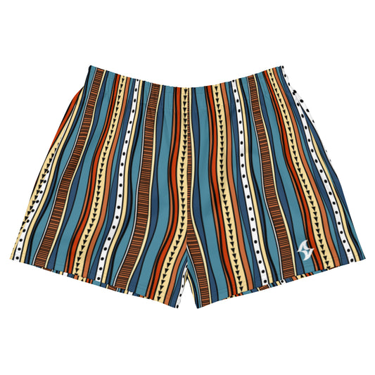 Womens Athletic Shorts: Aztec Prime