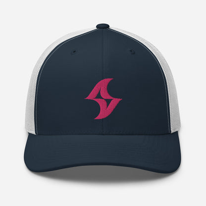 Trucker Cap - Pink (Logo)