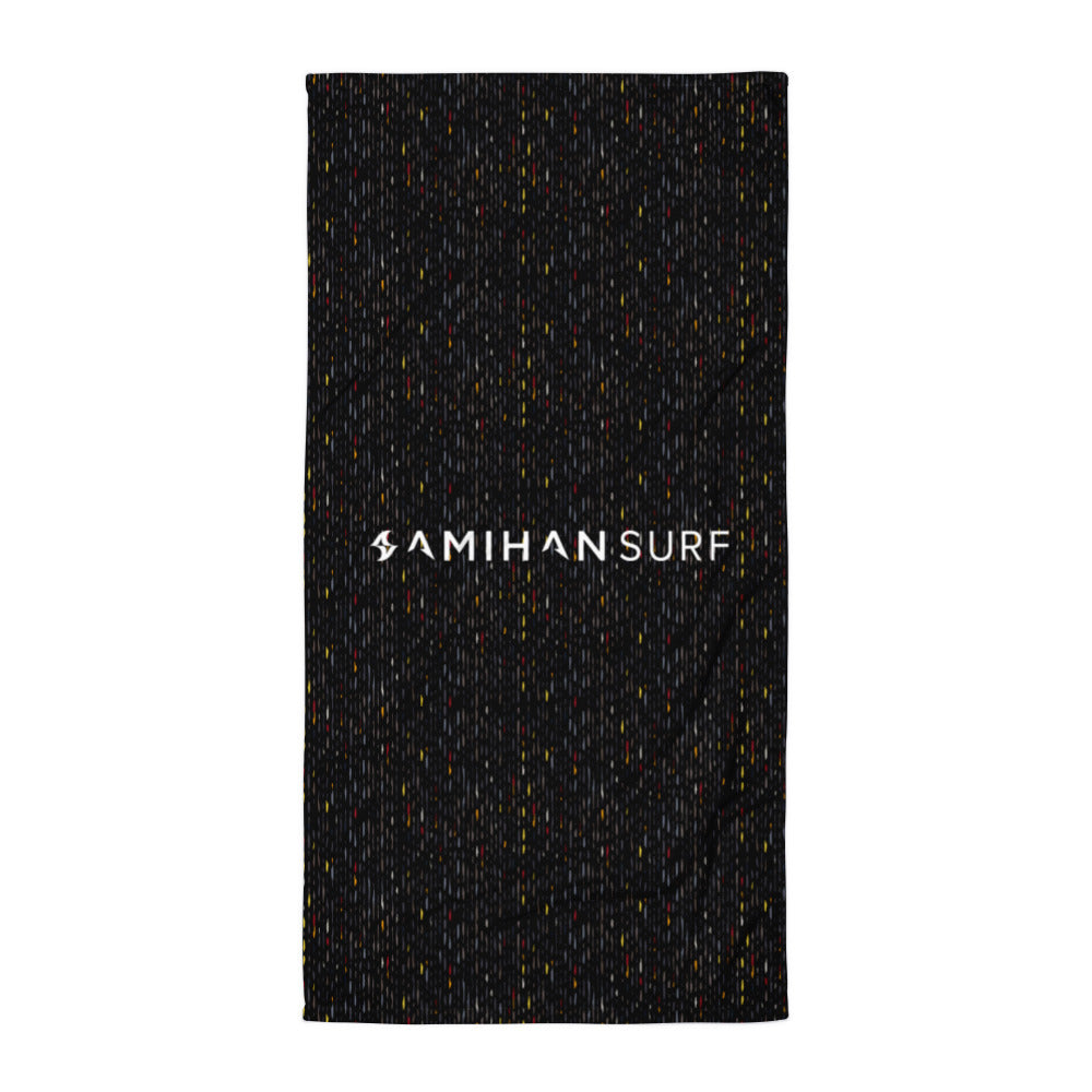 Amihan Surf Towel: Fire w/ White Logo