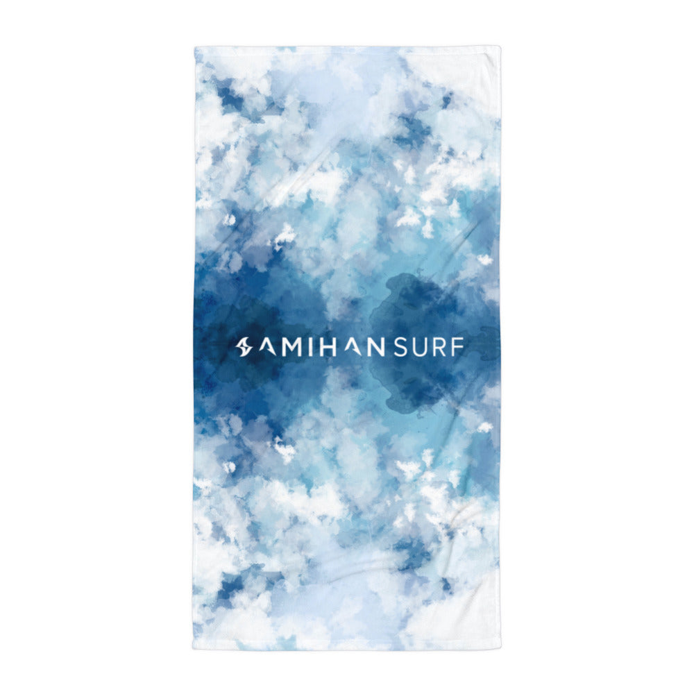 Amihan Surf Towel: Cloud w/ White Logo