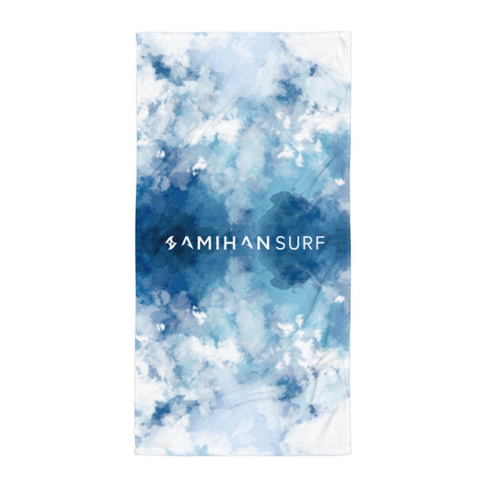 Amihan Surf Towel: Cloud w/ White Logo