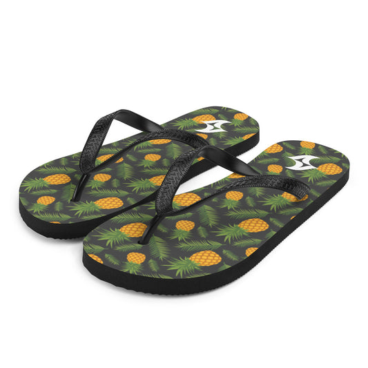 Flip-Flops: Pineapple w/ White Logo