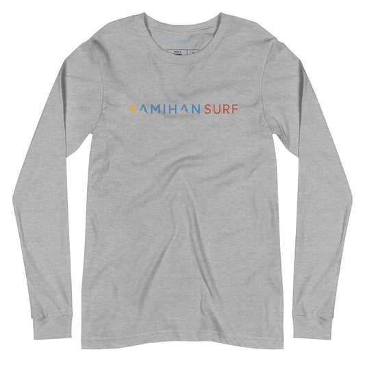 Long Sleeve Tee: Republic No. 8491 (Grey)