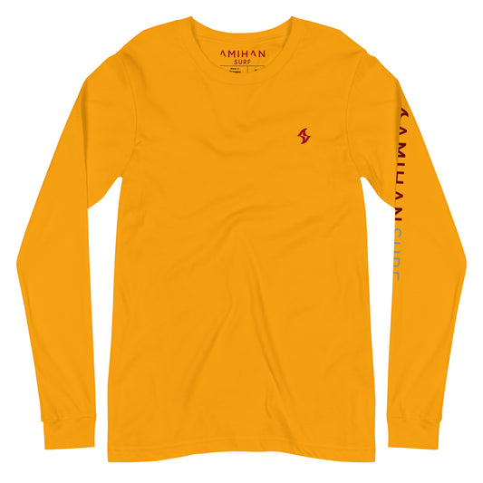 Long Sleeve Tee: Gold