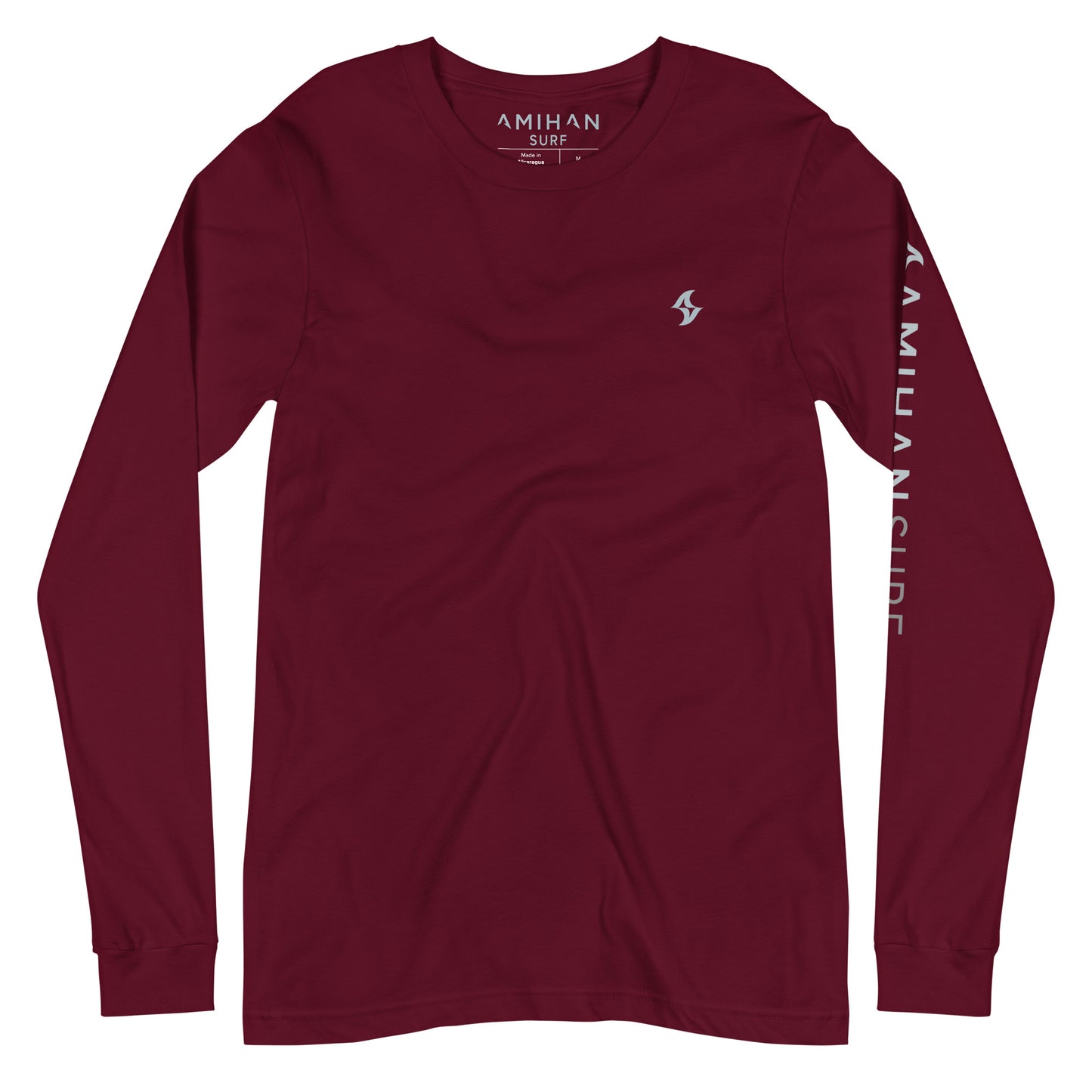 Long Sleeve Tee: Maroon