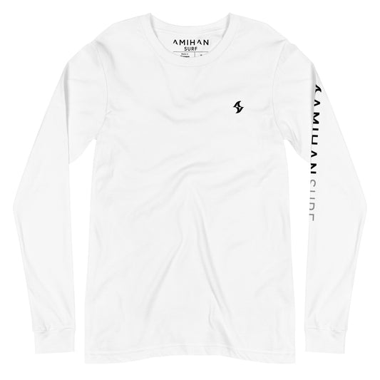 Long Sleeve Tee: White