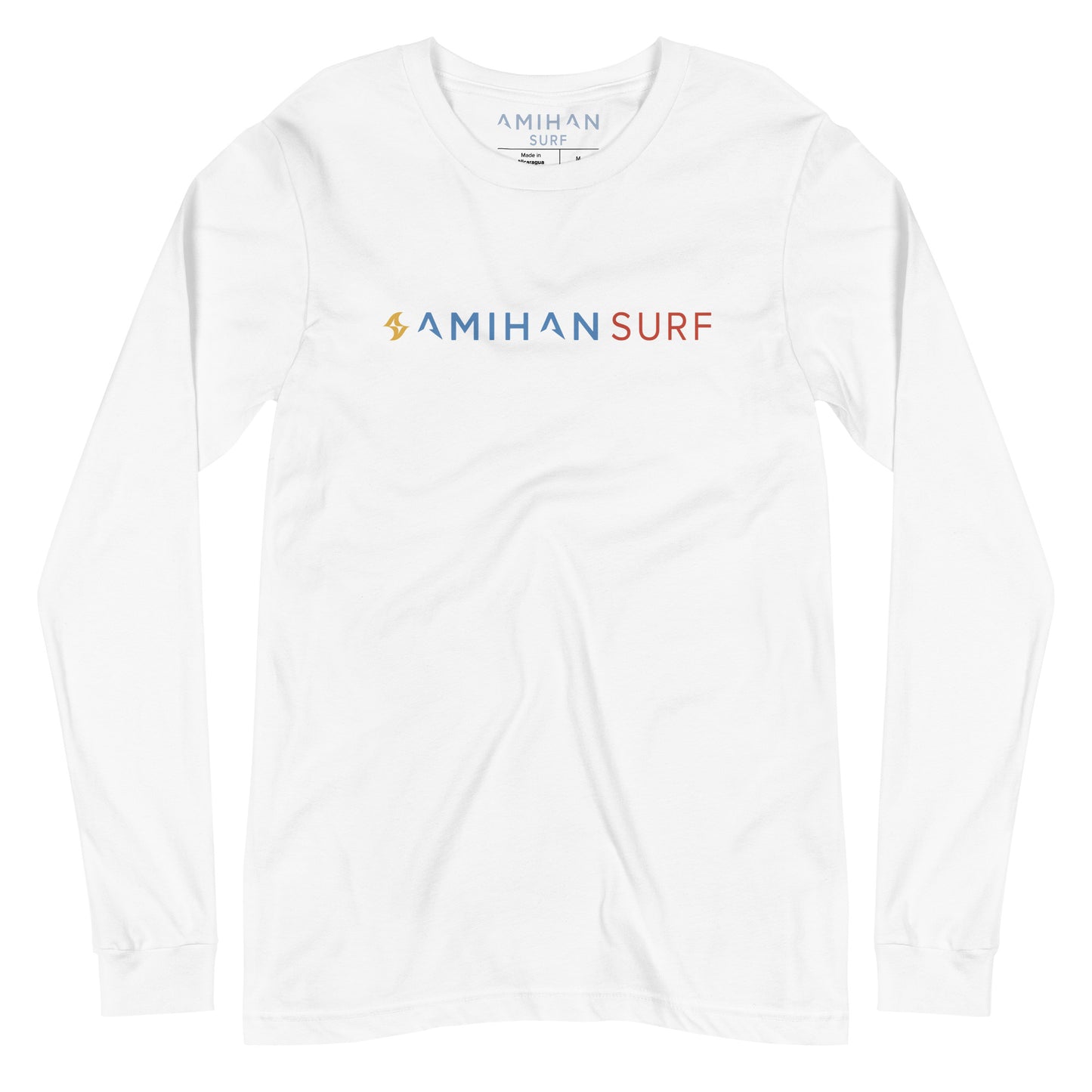 Long Sleeve Tee: Republic No. 8491 (White)