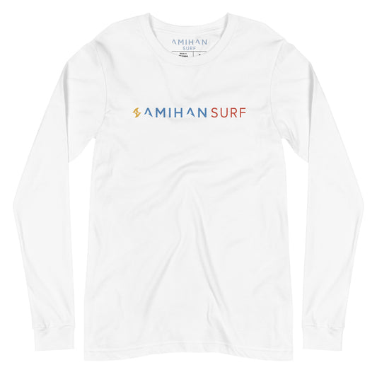 Long Sleeve Tee: Republic No. 8491 (White)