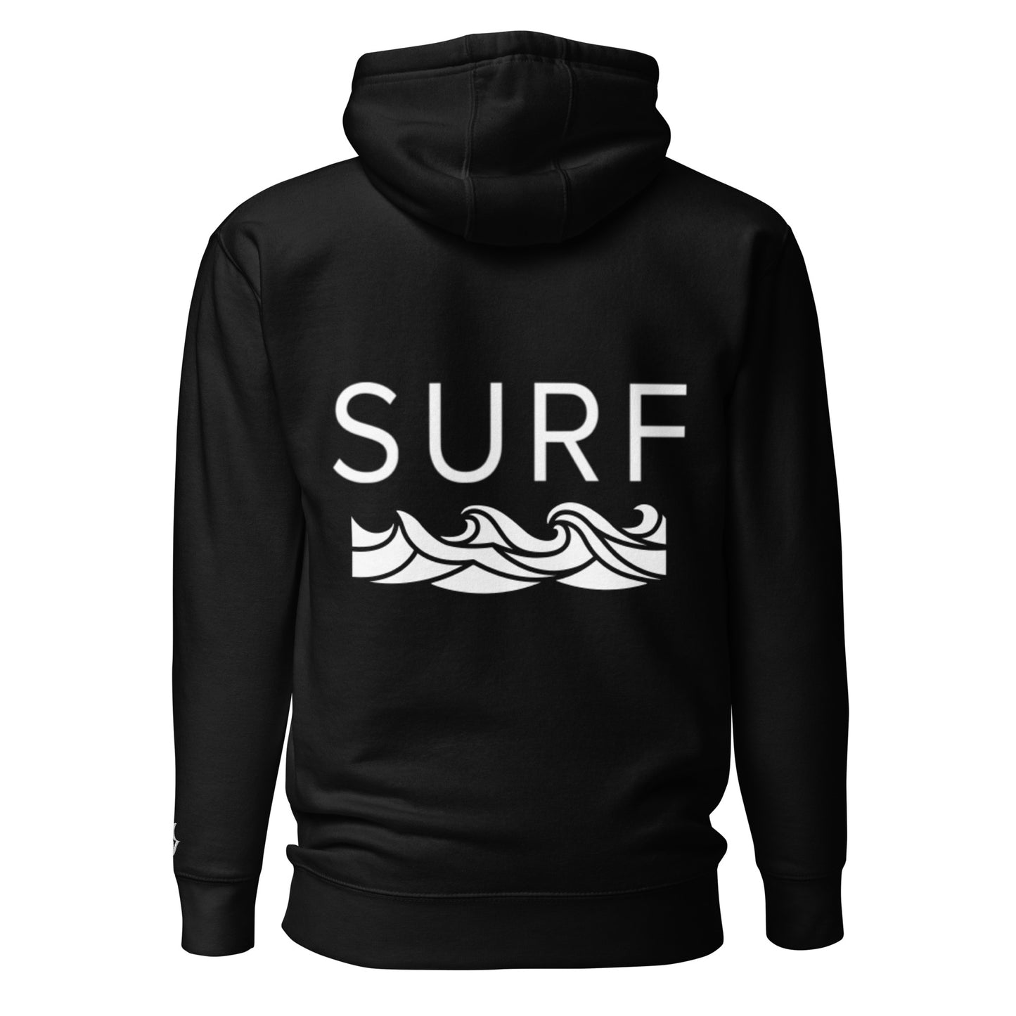 Amihan Surf Hoodie: Black (Embroidered)