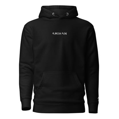 Amihan Surf Hoodie: Black (Embroidered)