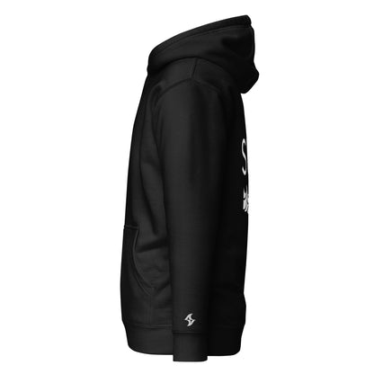 Amihan Surf Hoodie: Black (Embroidered)